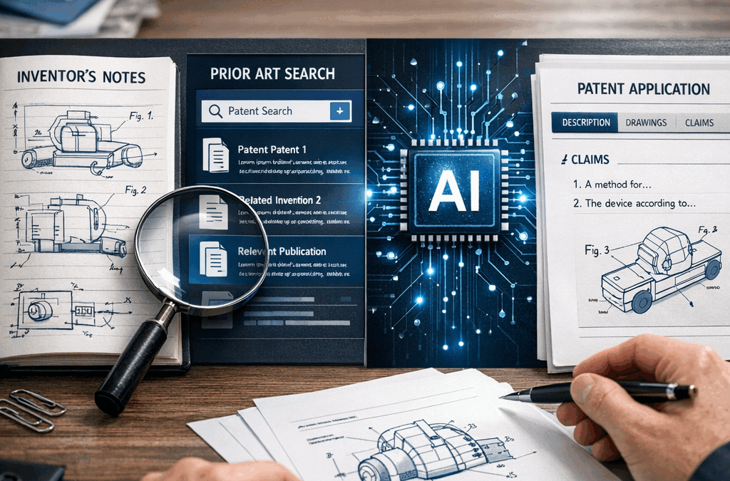 How AI Tools Can Support Patent Drafting: From Prior Art Search to Patent Application Preparation